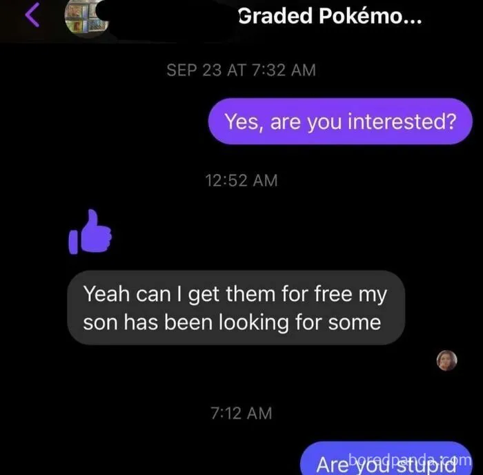 My Friends Son Is Selling Their Pokemon Cards And This Happened