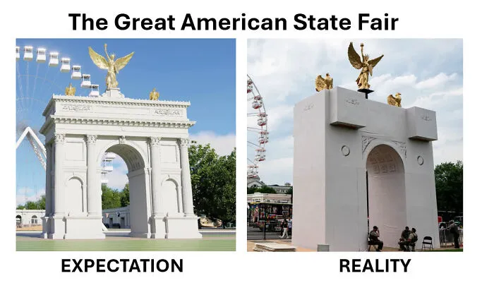 When You Want To Build A Triumphal Arc But Your Budget Is 50$
