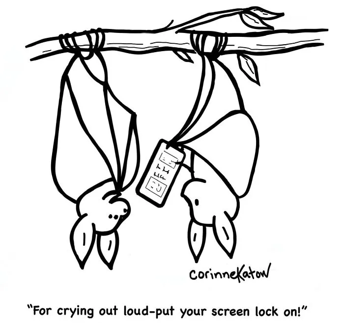 40 Clever Cartoons By Corinne Katow That Satirize Technology, Work, And Everyday Situations