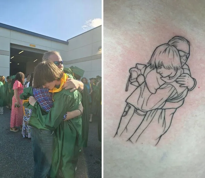 Memorial Tattoo Of My Son And I. He Passed 2/13 Of This Year. Mew Tattoo In Greensboro, NC By Marisol Rodriguez