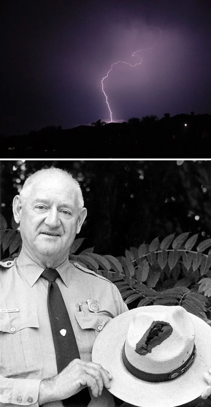 Most Lightning Strikes Survived By A Single Person Is 7