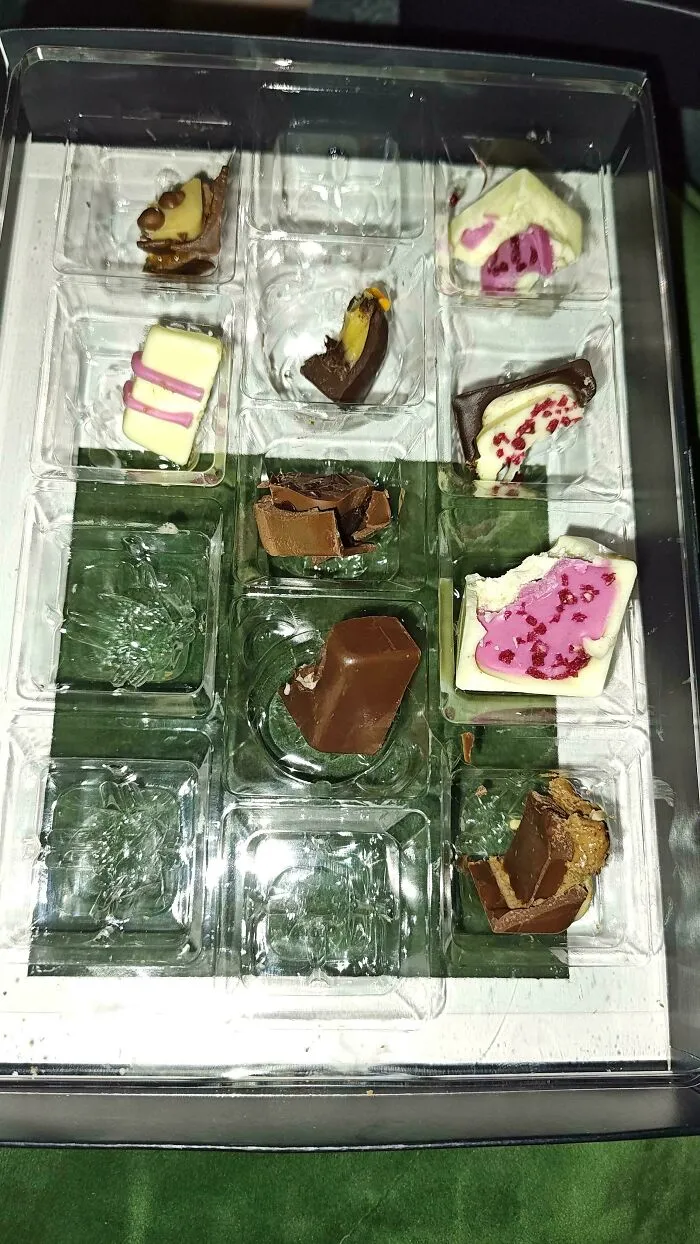 My Boyfriend "Tastes Tests" All The Chocolates One By One Whenever I Buy Us A Box Of Chocolates To Share