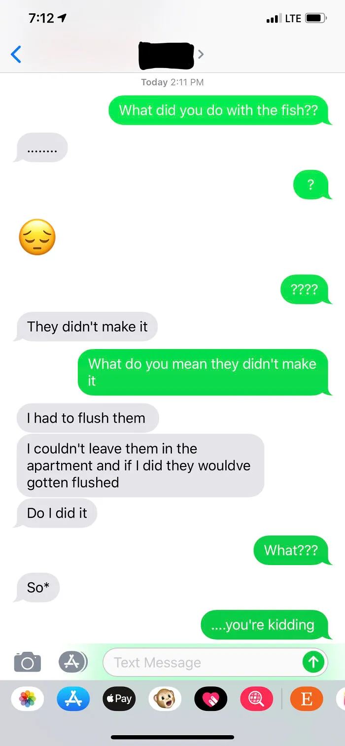My Boyfriend Flushed Our Goldfish Alive Because He Didn’t Want To Take Them During The Move