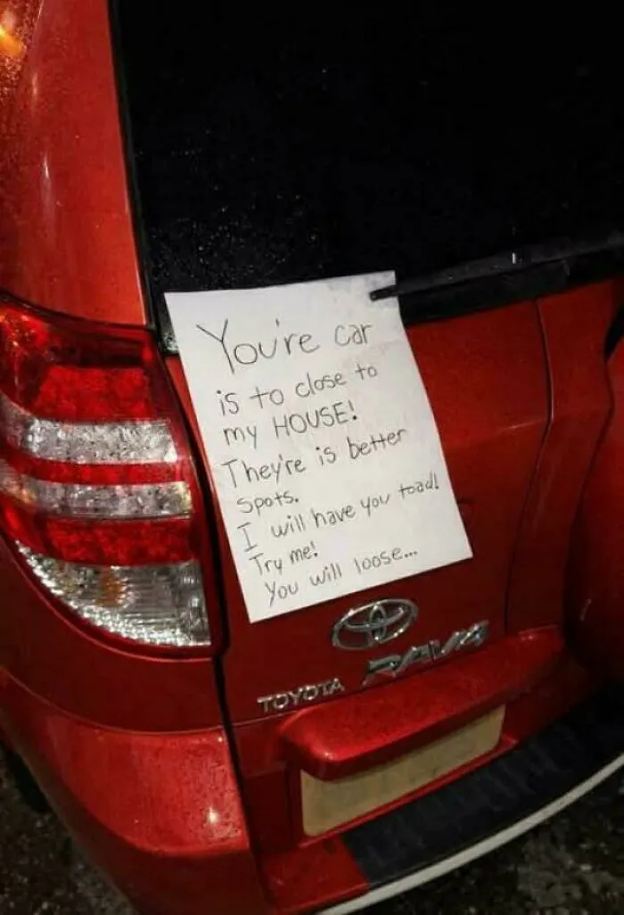 Parking Infringement With Neighbor