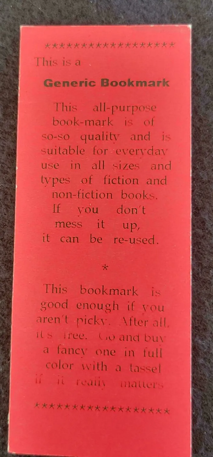 Bookmark Found In A 1951 Book