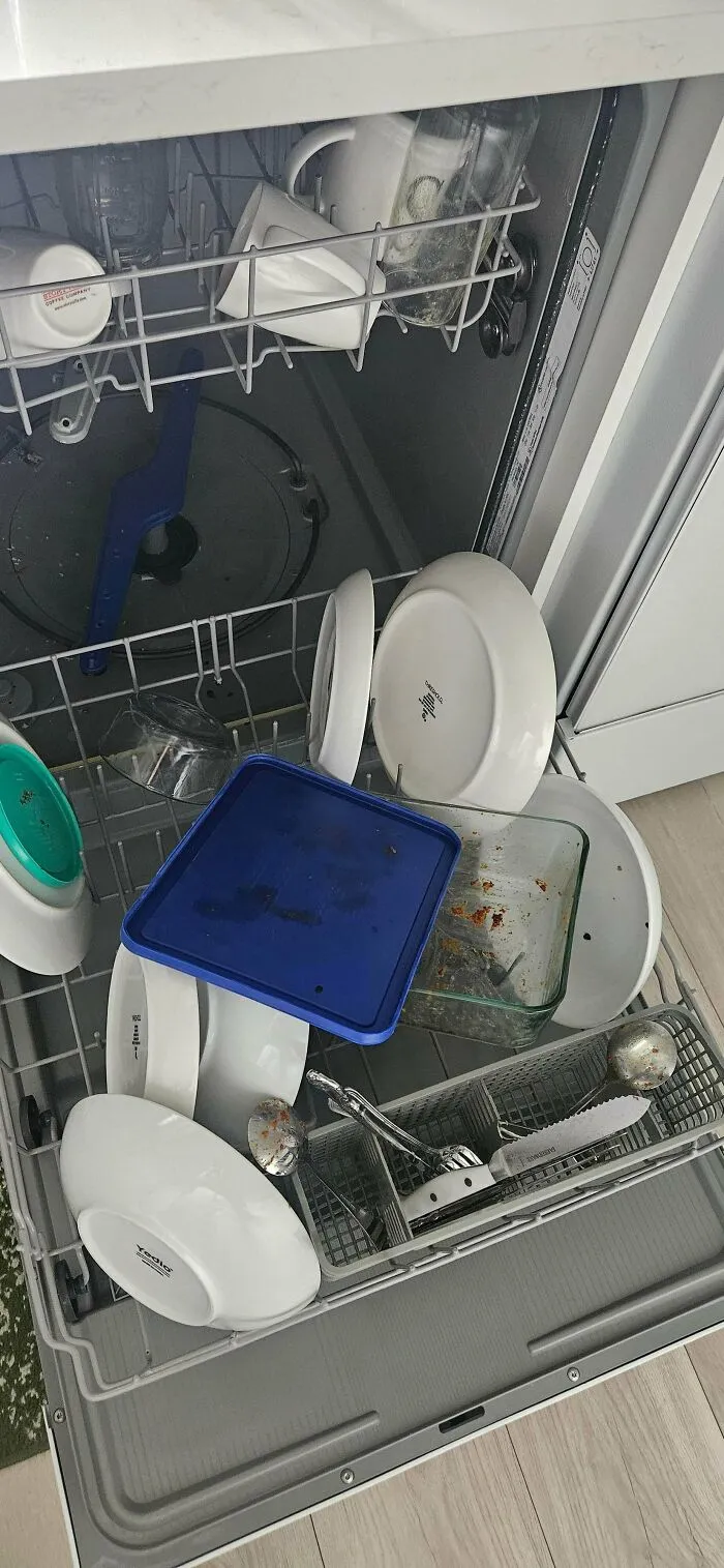 How My Husband Loads The Dishwasher