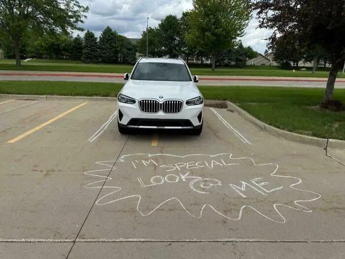 Someone Decided To Have A Little Fun With A Badly Parked Car