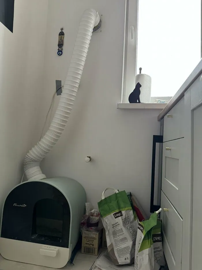 Cat Litter Box Simple Fan Extractor