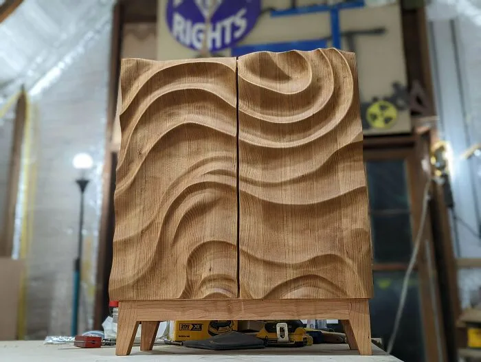 Cherry Tea Cabinet I Finished This Weekend