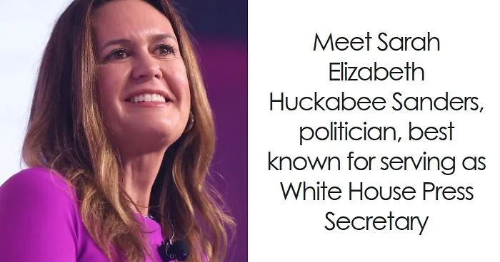 Sarah Huckabee Sanders: Bio And Career Highlights