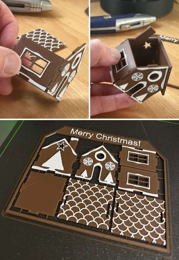 Printed Xmas Card