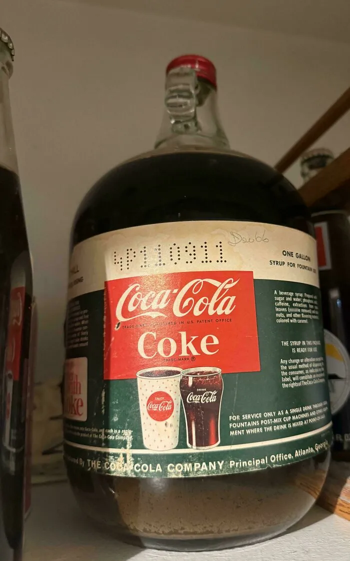 My Mom’s Full Unopened Coca Cola Gallon Jug. 1966