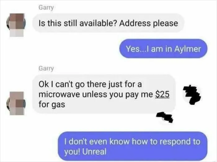 People Have No Shame