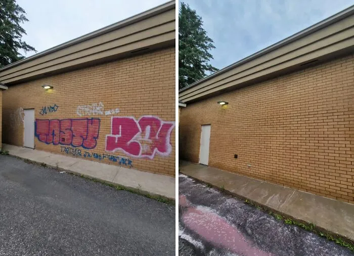 Graffiti Removal Start To Finish