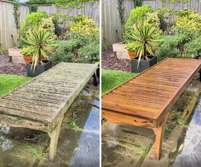 A Sun Lounger Blow Over