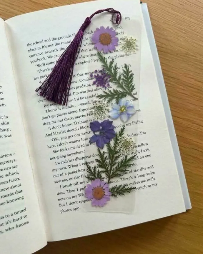 Pressing Flowers And Turning Them Into Bookmarks Might Be One Of The Cheapest Side Hustles To Try