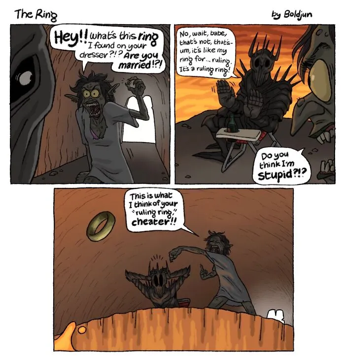 Dark Humor Meets Fantasy And Pop Culture In These 68 Comics By Boldjun