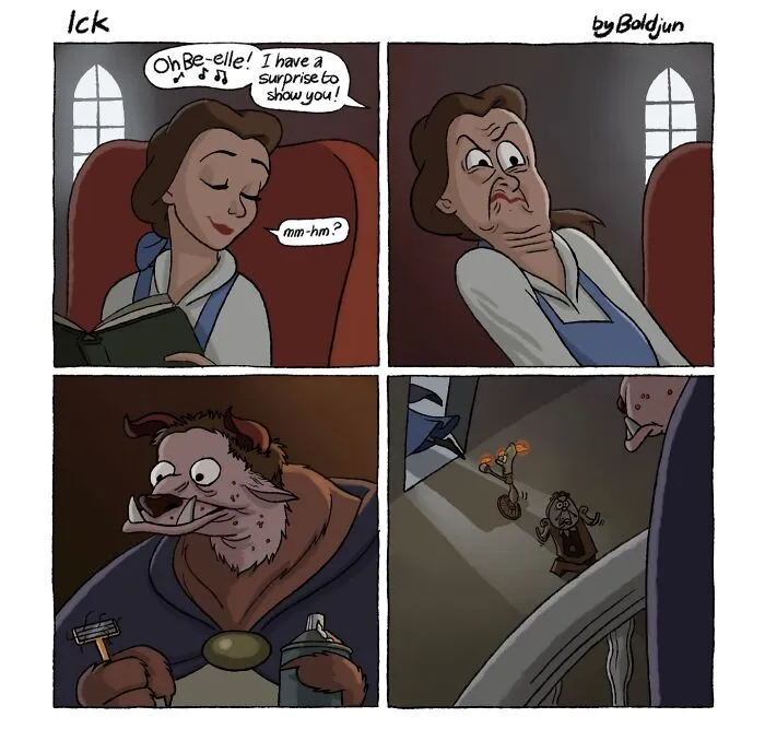 Dark Humor Meets Fantasy And Pop Culture In These 68 Comics By Boldjun