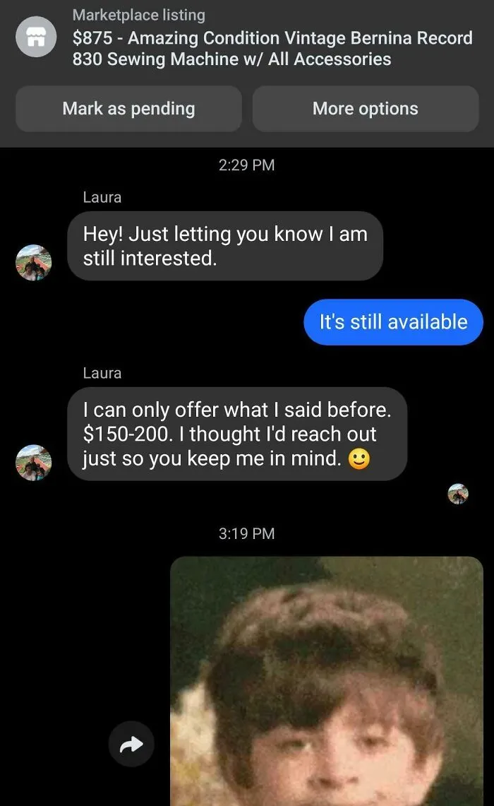 Told Her No Politely The First Time