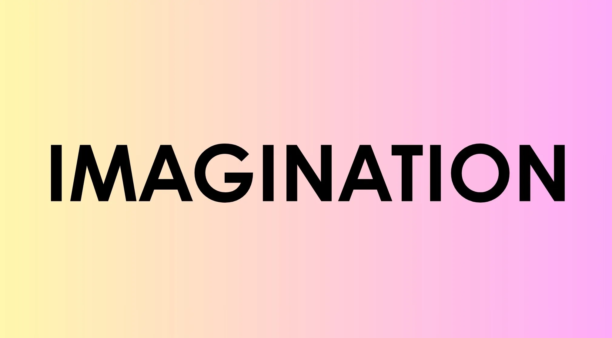 The word IMAGINATION in bold black font on a gradient background. Elementary school true or false question.