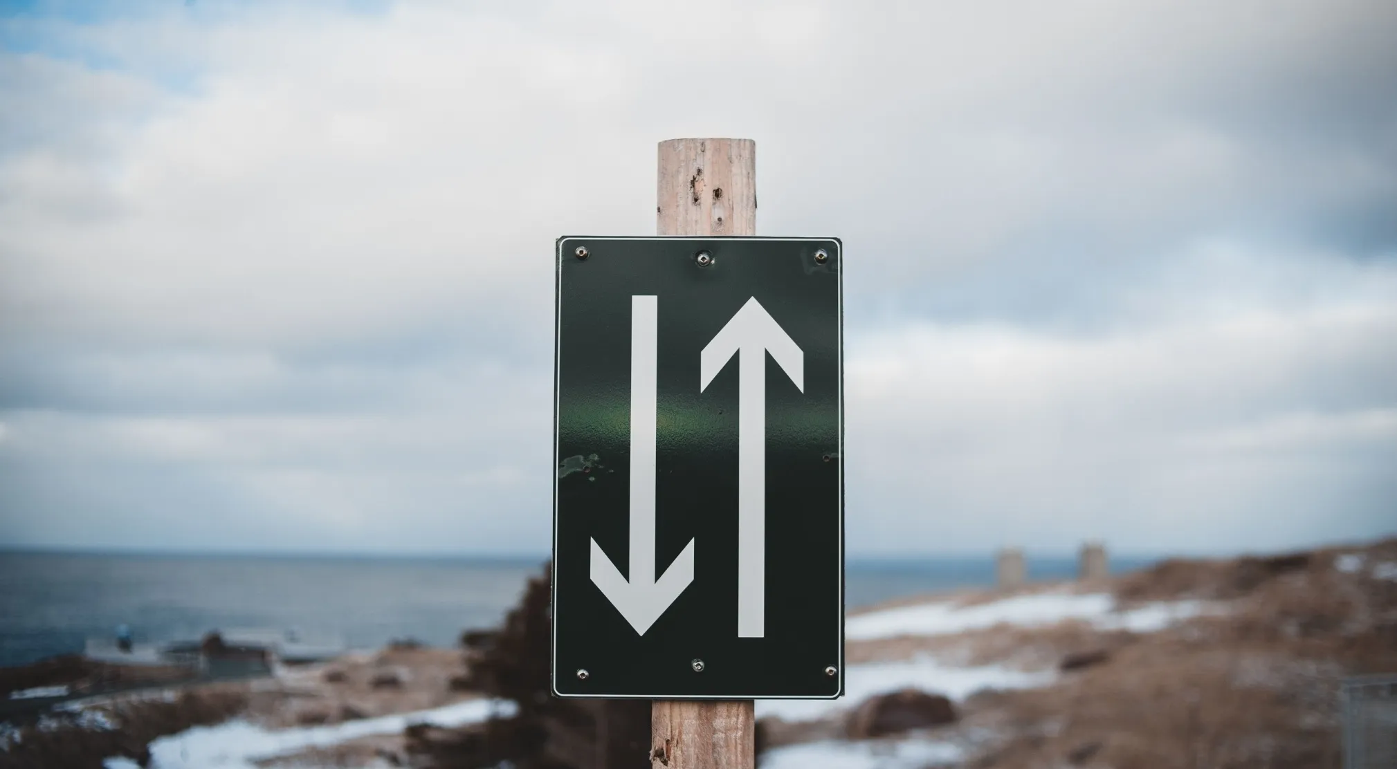 A two-way arrow sign, similar to a palindrome, indicates forward and backward movement. Useful for elementary school true or false questions.