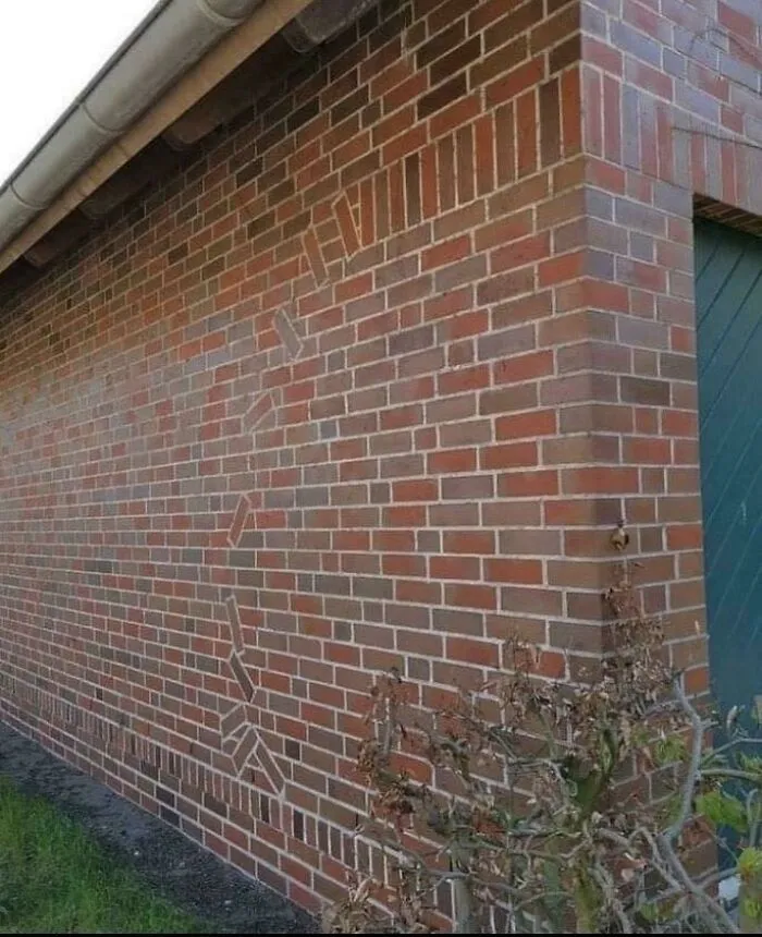 Bricklayer Had Some Time On His Hands