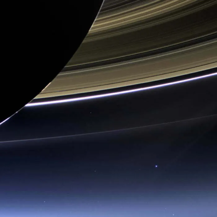 Fascinating finds of Saturn's rings and faint planetary glow from space.