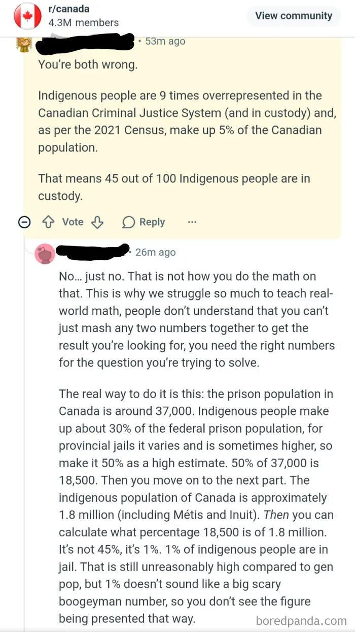 45 Out Of 100 Indigenous People In Canada Are In Custody