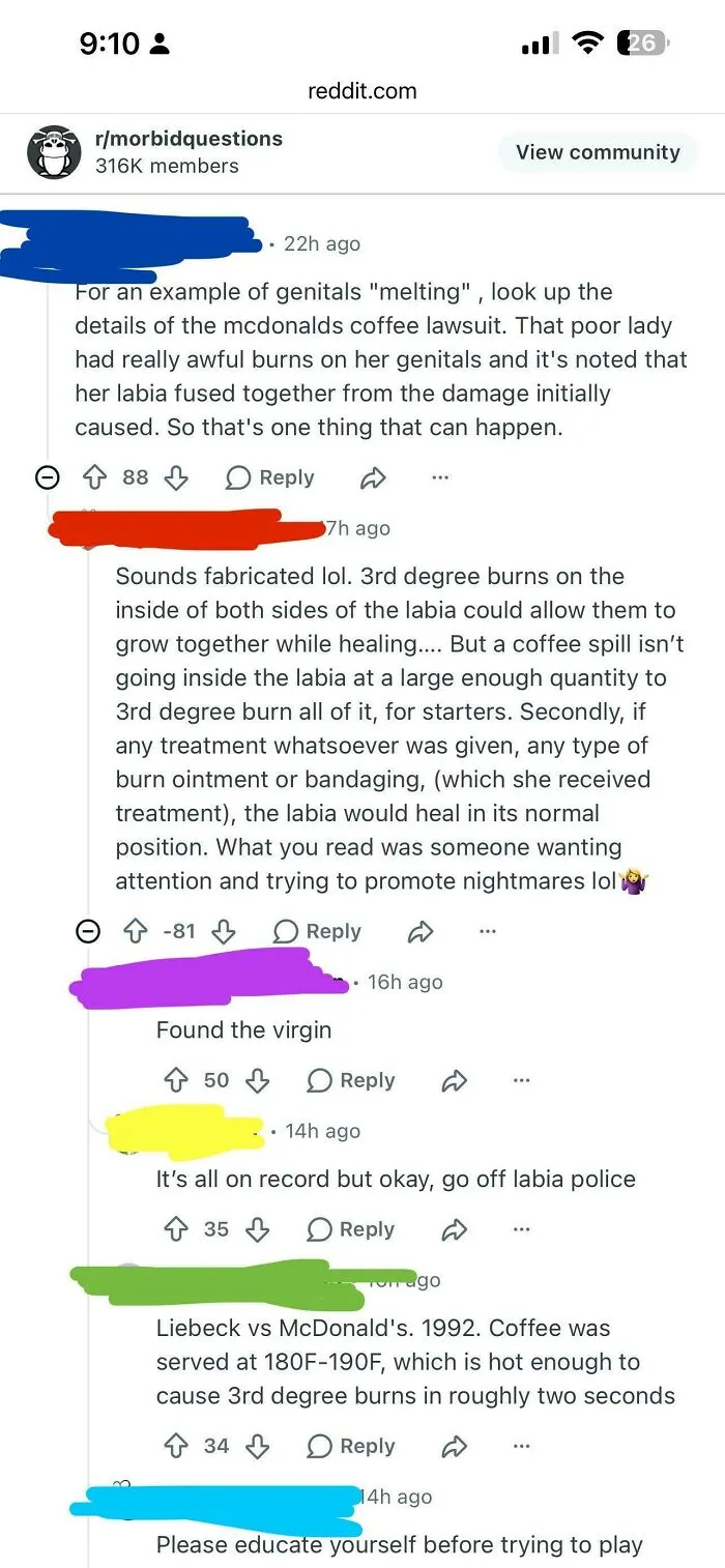 Redditor Confidently Debunks A Well Documented Injury