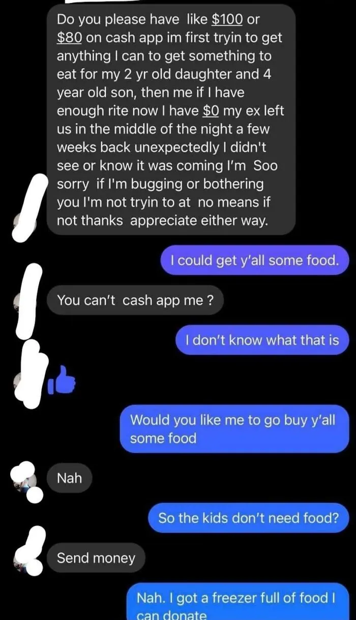 Asking For Food In A Local Fb Group