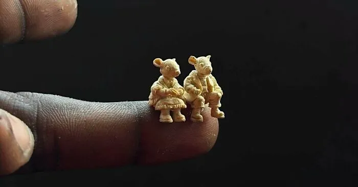 Mouse Craft From Basswood