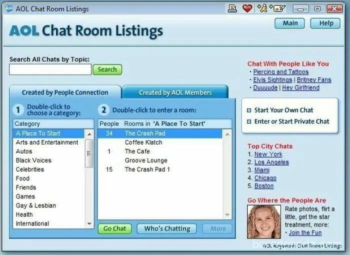 A/S/L ? Aol & Aim Chatrooms