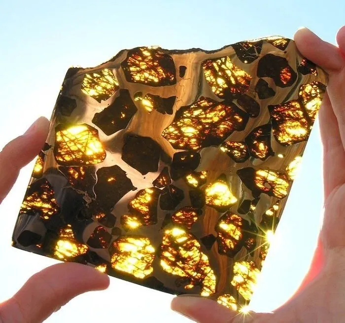 Beautiful Fukang Meteorite