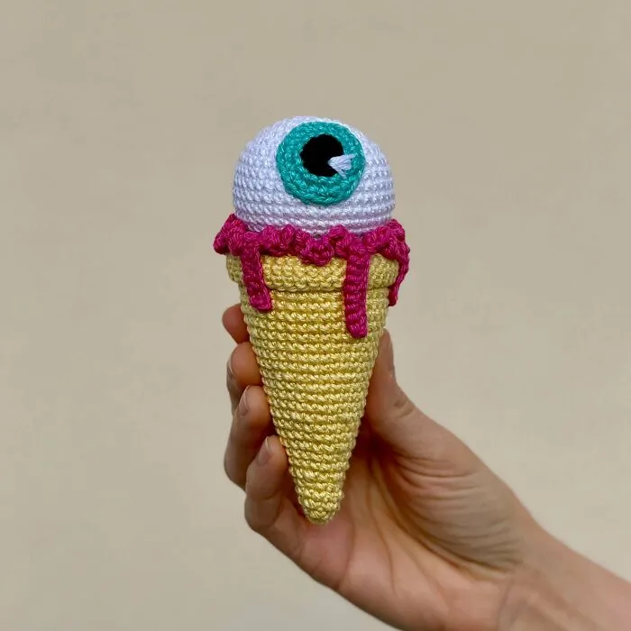 I Wanted To Do Something Funny. You Can Take The Eye Out Of The Ice Cream Cone 😅
