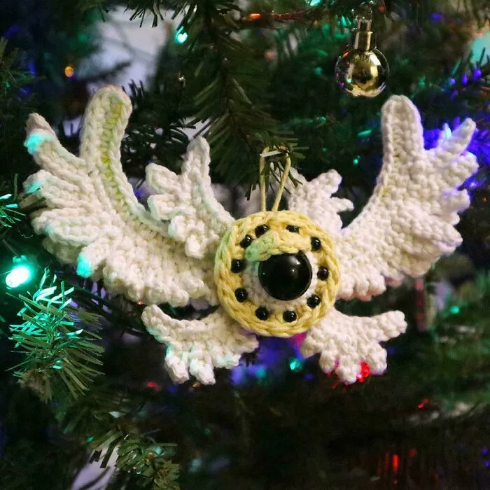I Crocheted An Angel Ornament For The Tree
