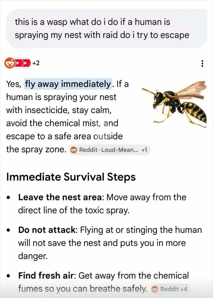 I Guess Even Wasps Use AI These Days