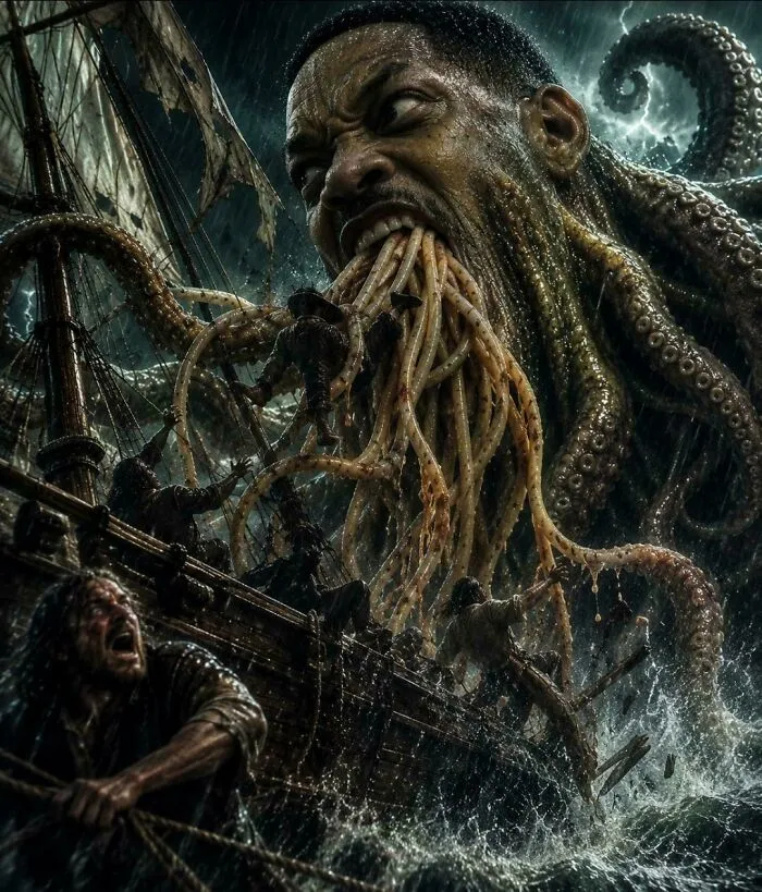 Spaghetti Monster Upon The Deep