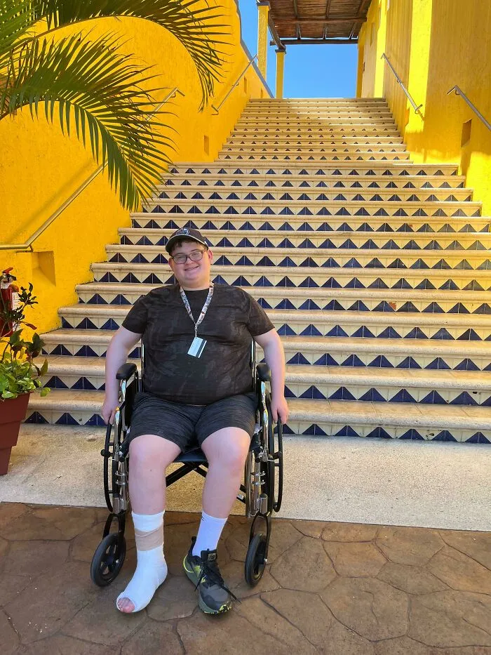 Broken Foot On Vacation