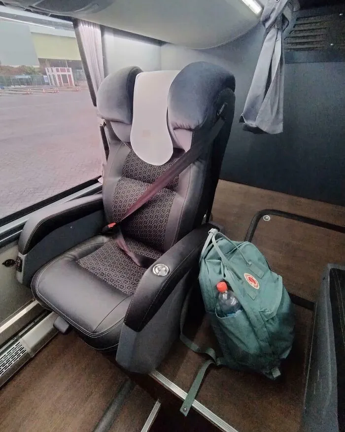 This Was The Bus Seat I Got On A 5-Hour Trip