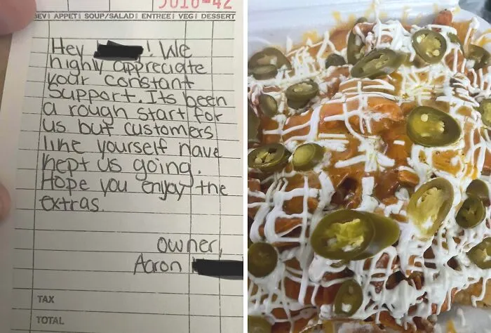 I Ordered Nachos. Thought I Got The Wrong Order But The Owners Were Just Nice Humans