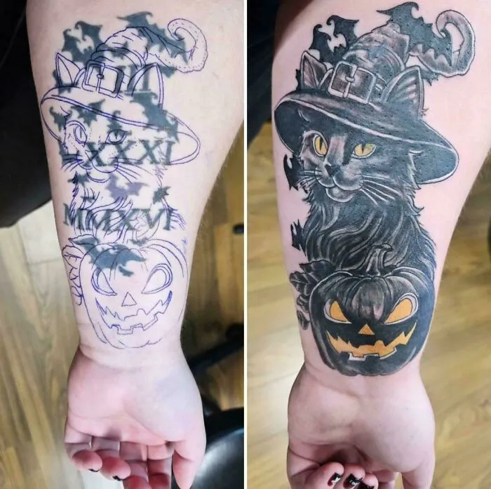 From Tattoo Regrets To Works Of Art: 70 Incredible Cover-Ups That Completely Transformed Old Ink