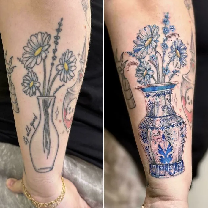 From Tattoo Regrets To Works Of Art: 70 Incredible Cover-Ups That Completely Transformed Old Ink