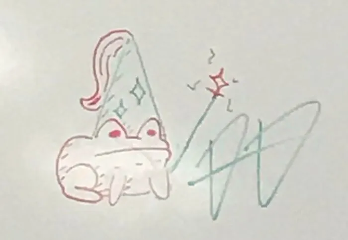 My Friend Asked Me For A Drawing Idea And I Immediately Said "Wizard Frog!"