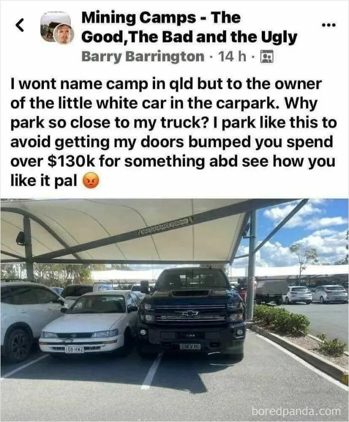 Thinks The World Stops For Him Because He Spent Too Much On His Truck