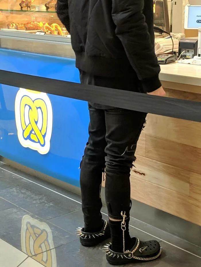 Wallet Chain Ankle Crocs - Thank You Small Town Malls