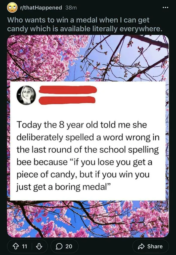 Kids Wanting Candy Over A Medal? Inconceivable!!