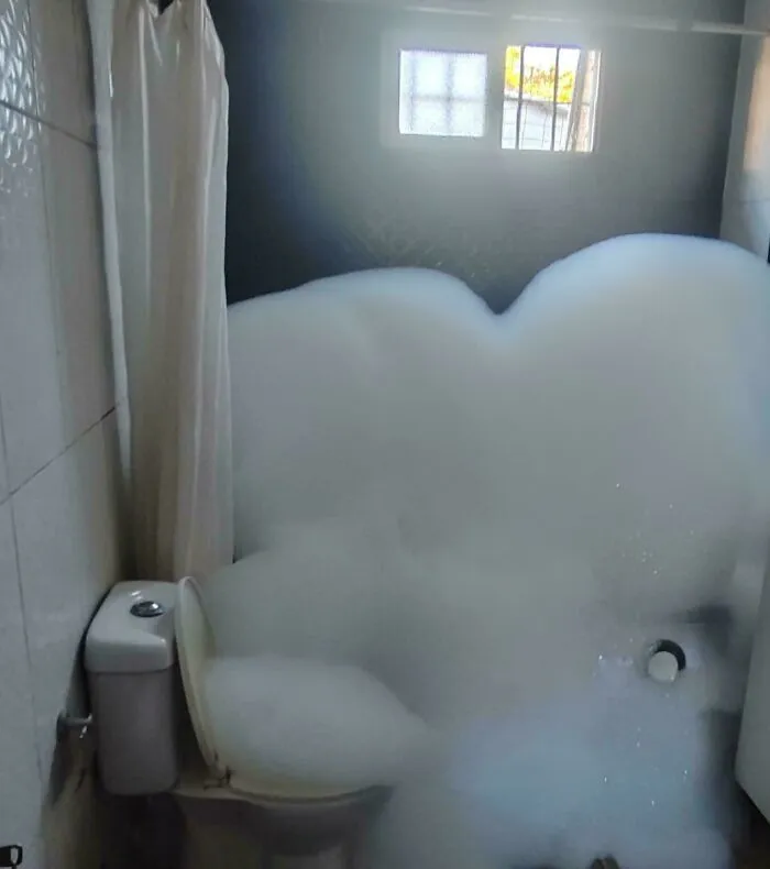 I Think I Put Too Much Soap In My Hot Tub