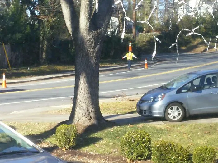 This Man Working Outside My House Right Now