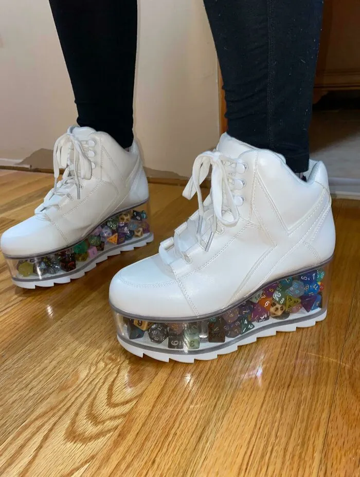 Always Be Prepared For A Dnd Game With Those Clickity-Clacky Shoes!