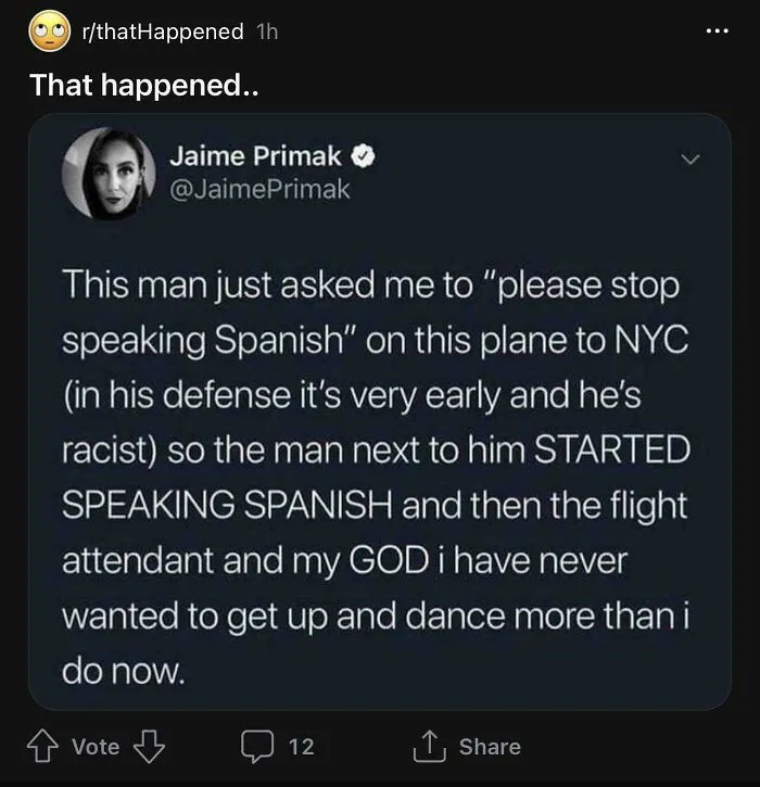 People Speaking Languages? No Way